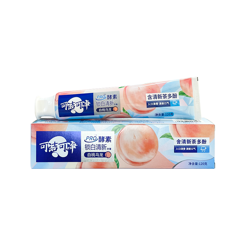 Ang puting peach oolong ay naglalaman ng mga polyphenol ng tsaa na nagpapaputi ng may sapat na toothpaste